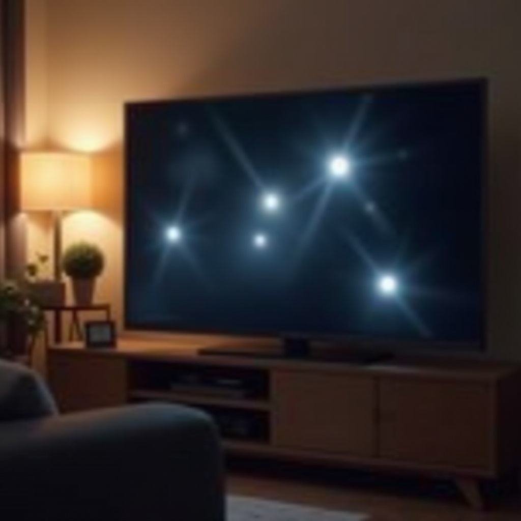 LED TV'de parlak noktalar