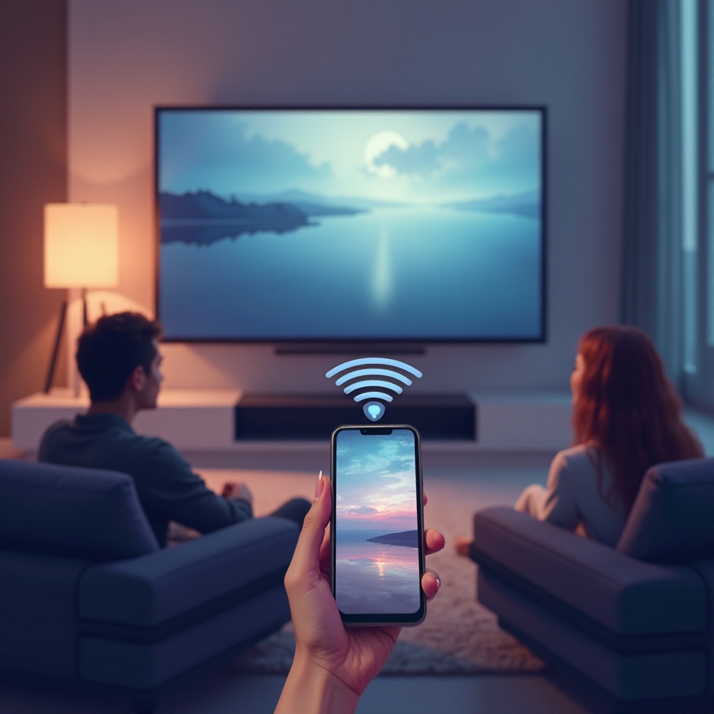 cách kết nối điện thoại samsung với tv không dây mà không cần wifi