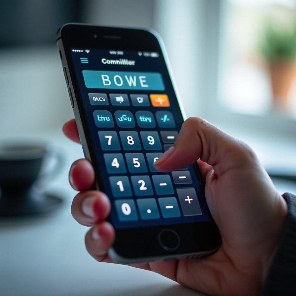 máy tính khoa học trên iPhone