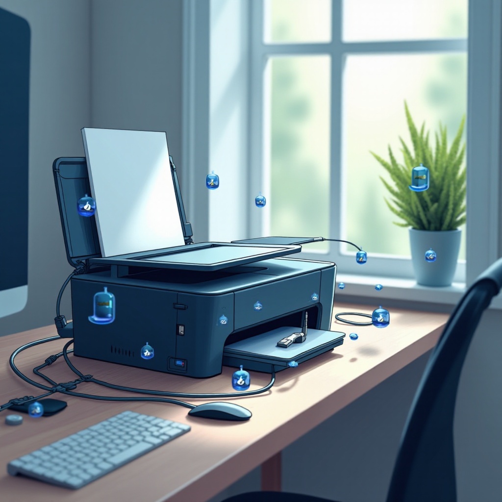 máy in không kết nối với internet