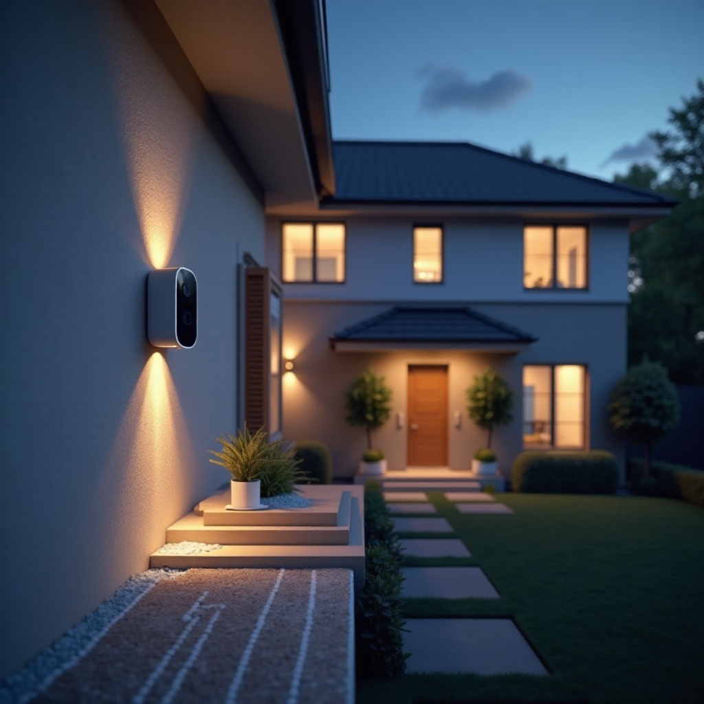 ringcamera die 24/7 opneemt