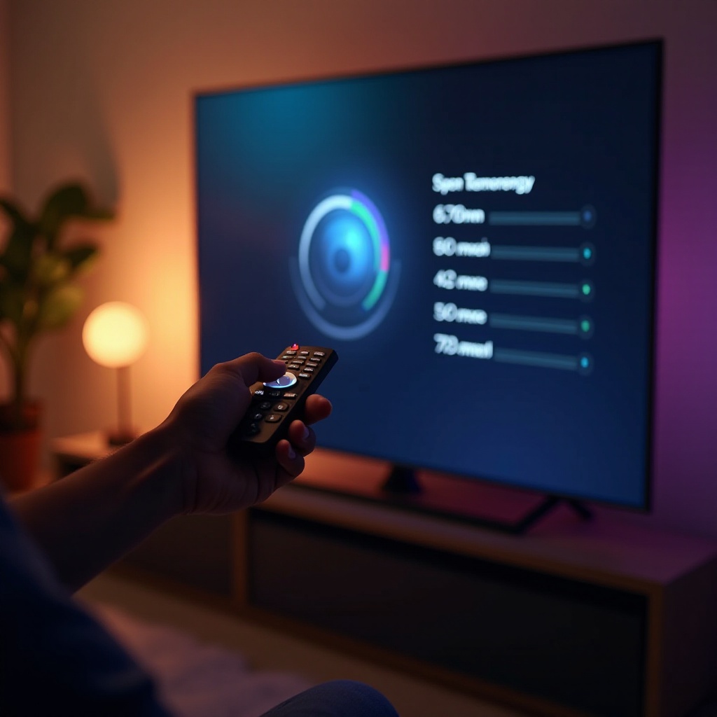 samsung tv görüntü ayarları