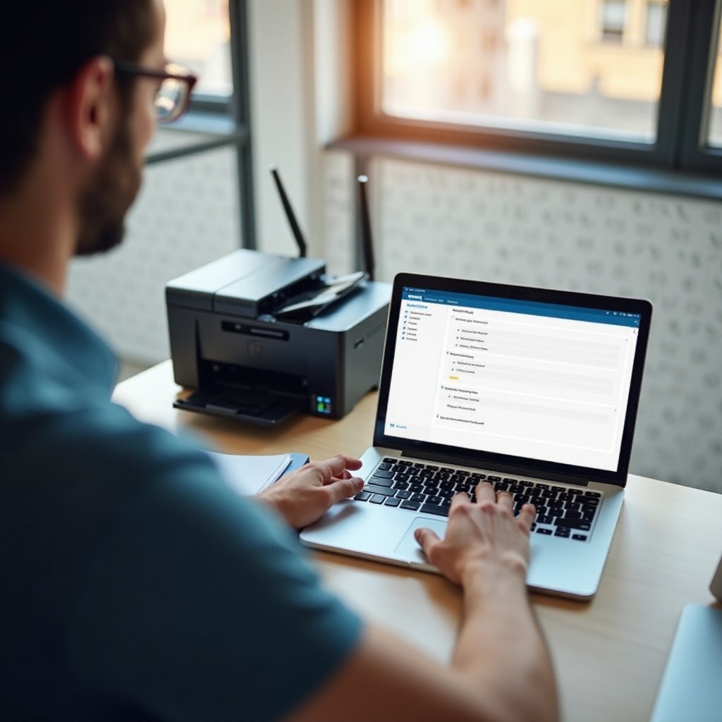 printer is niet verbonden met internet