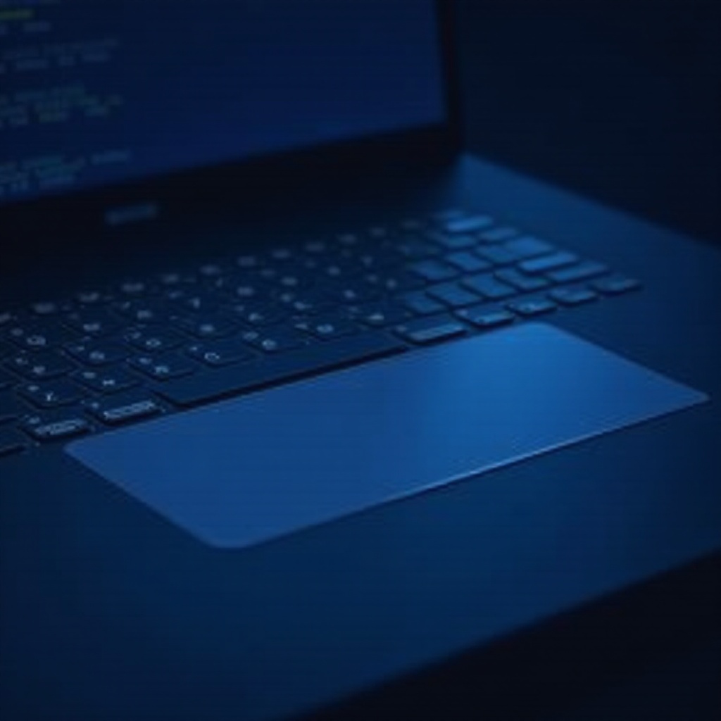 verlicht toetsenbord met trackpad