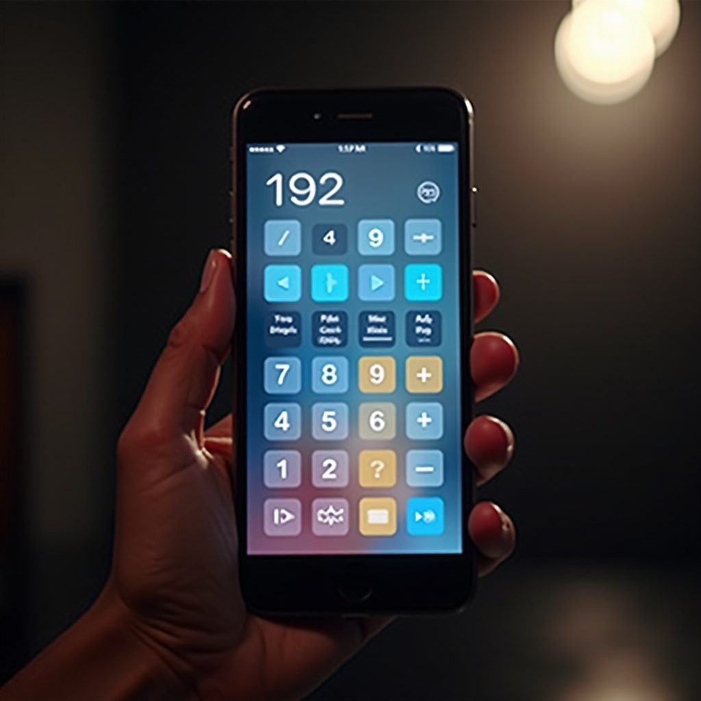 iPhone'da bilimsel hesap makinesi