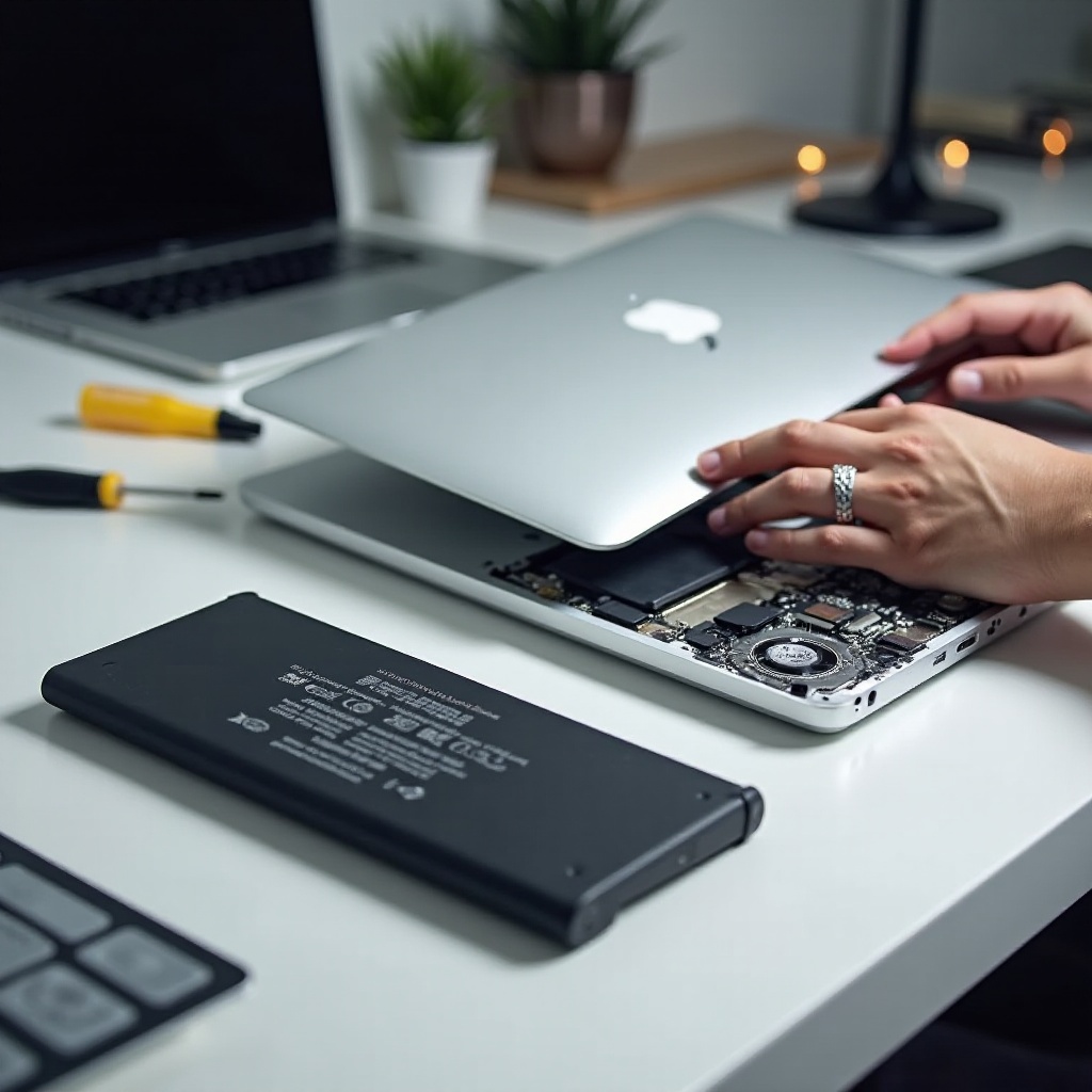 Cách thay pin trên MacBook Pro