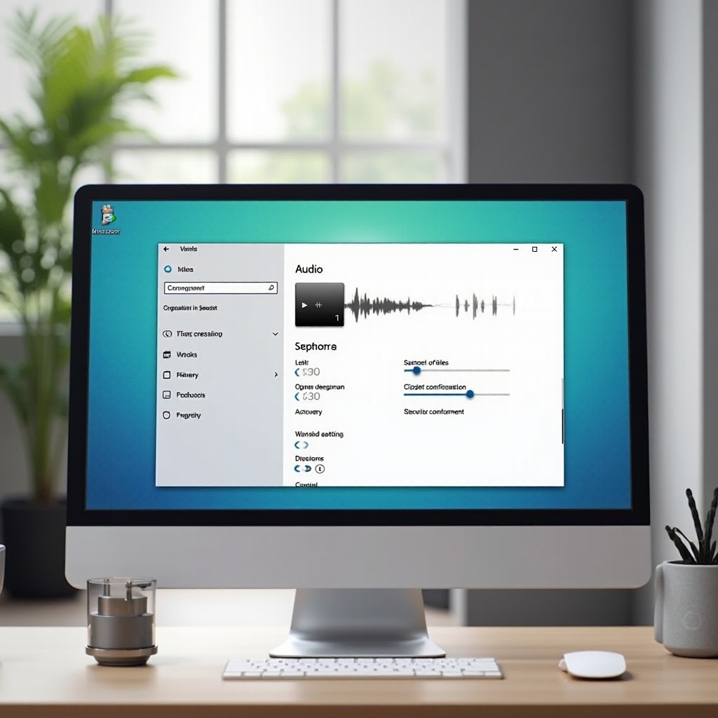 pencere ses ayarları