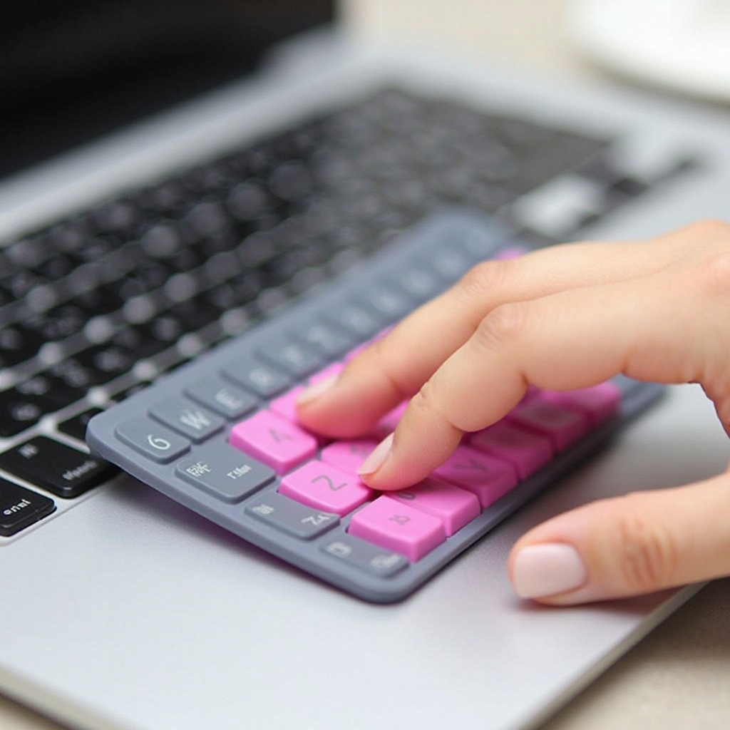 uzun tırnaklar için silikon klavye kapağı