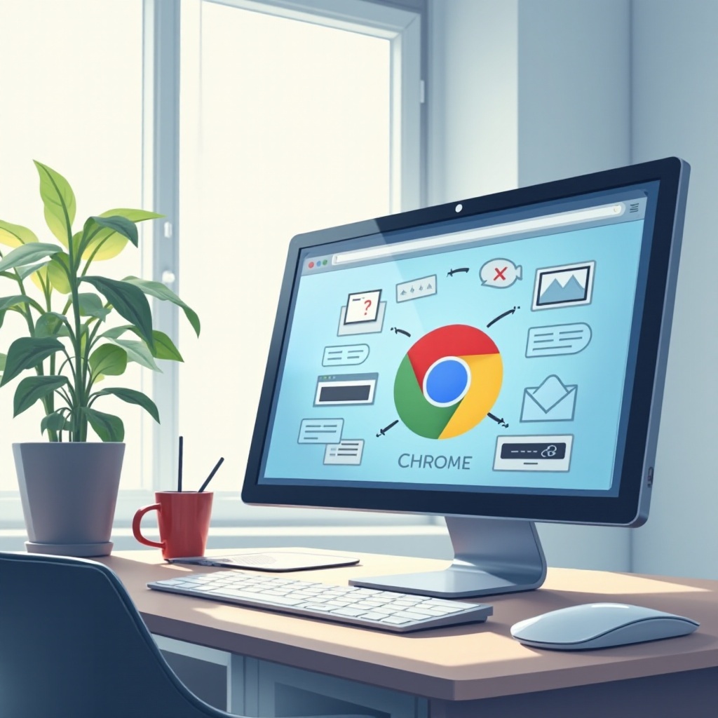 kan mijn Chrome computerafbeeldingen niet laten zien