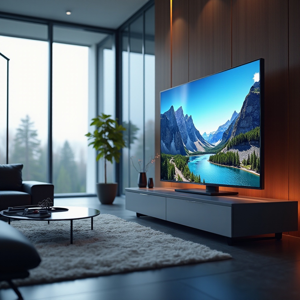 cài đặt hình ảnh TV samsung