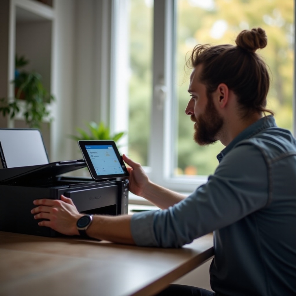 printer is niet verbonden met internet